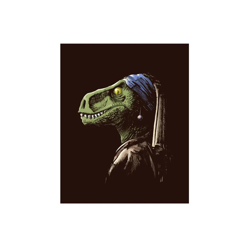 Clever Girl with the Pearl Earring 12x18 poster