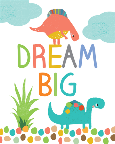 Dinosaurs Art Prints (Set of 3)
