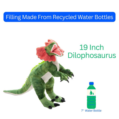 Medium Dilophosaurus 19" Plush