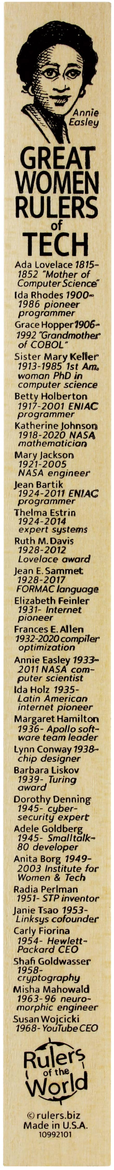 Women in Tech Ruler