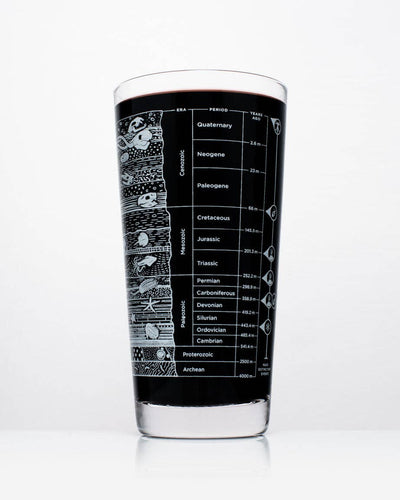 Stratigraphy Core Sample Beer Glass (12 oz)