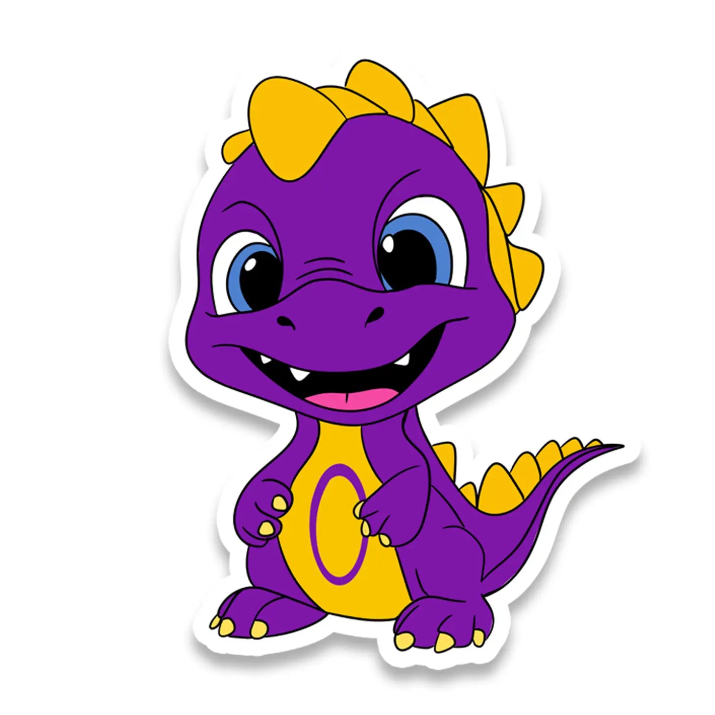 Dinosaur Intersex Pride Sticker