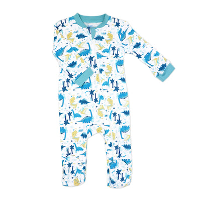 Boy’s Interlock Coverall: Dinosaur