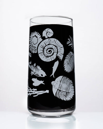 Fossils Drinking Glass