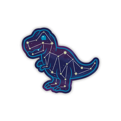 T-Rex Constellation Sticker - Vinyl | Weather-Proof | Decal