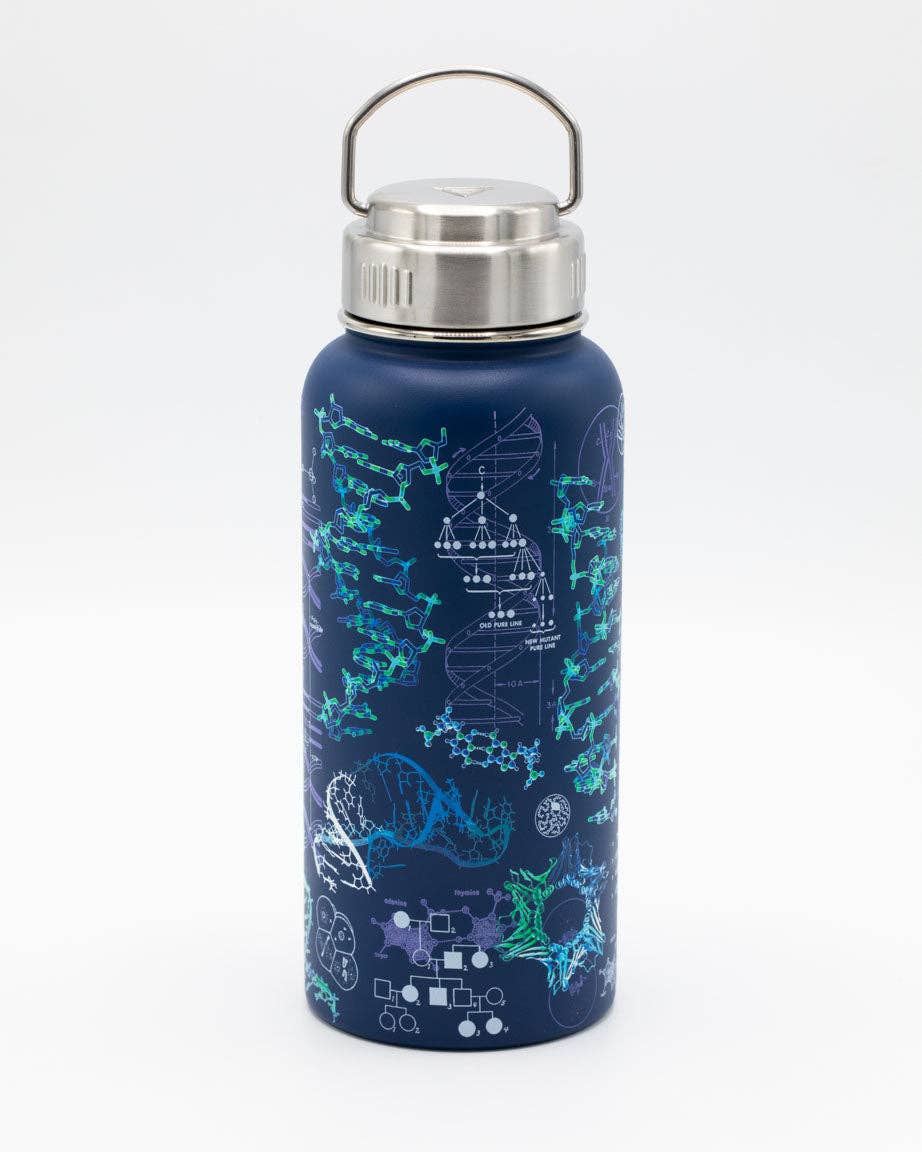 Genetics & DNA Stainless Steel Bottle (32 oz)