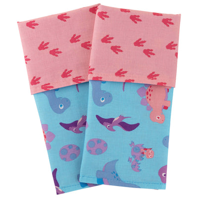 Set of Two Placemats - Pink Dinosaurs