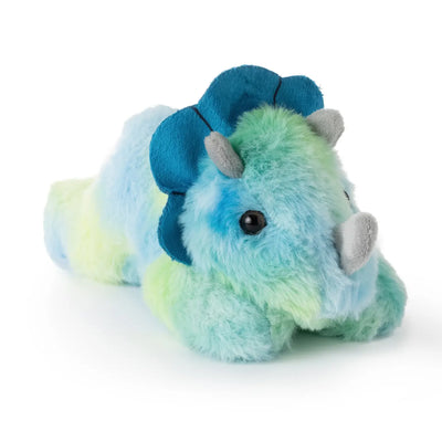 8" Blue/Green Triceratops Plush