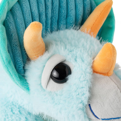 Fuzzlez Triceratops Dinosaur Plush