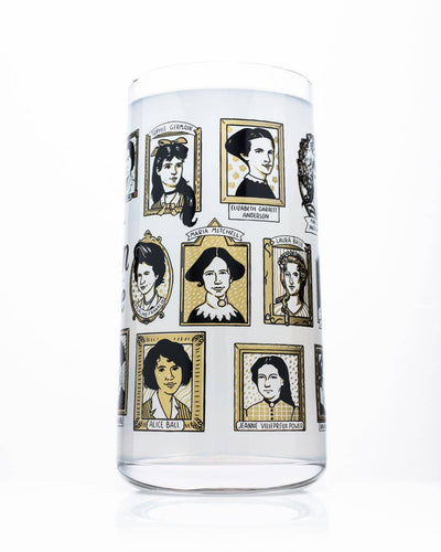 Great Women of Science Drinking Glass 18oz