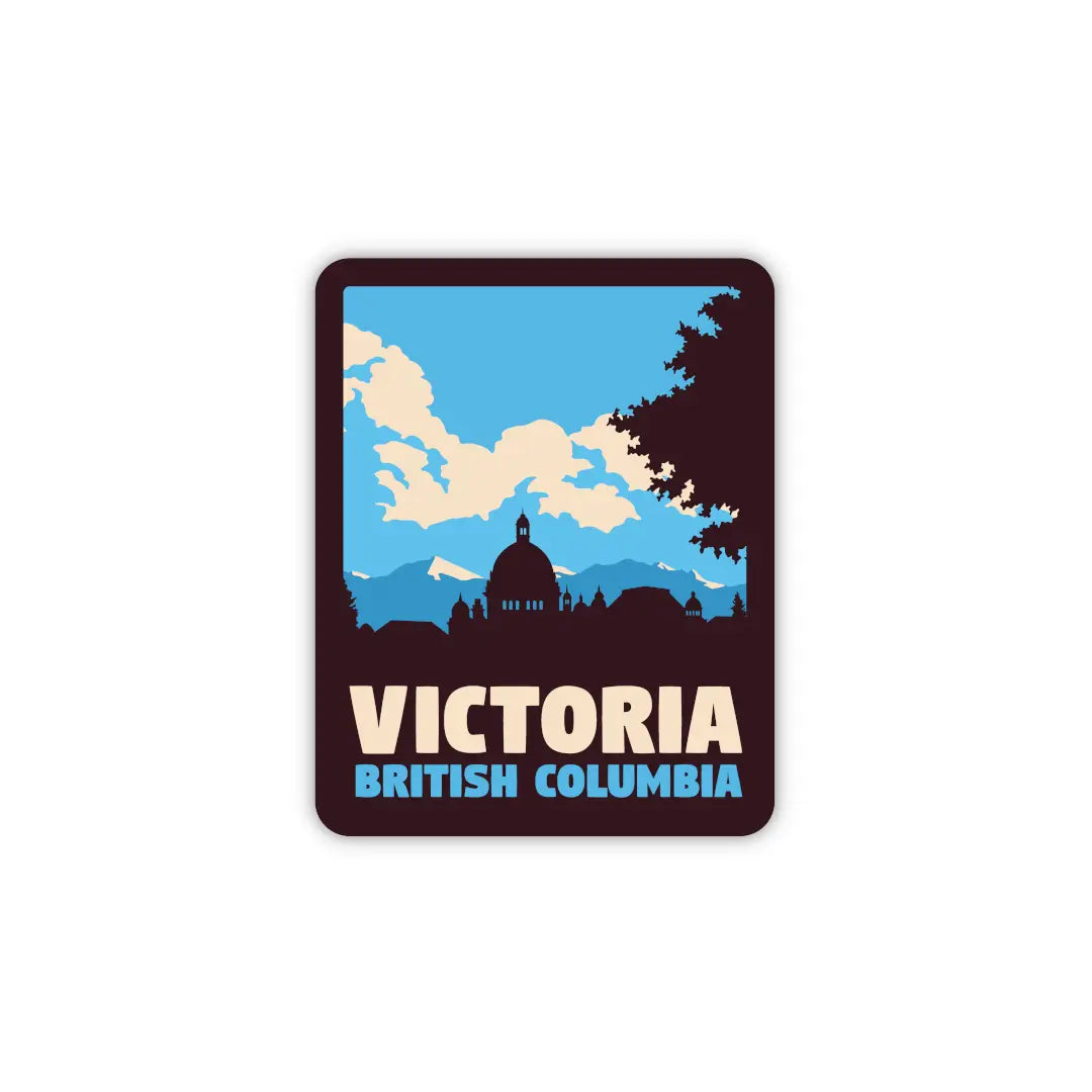 Victoria BC Vinyl Sticker