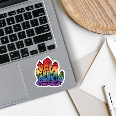 Rainbow Pride Crystal Sticker