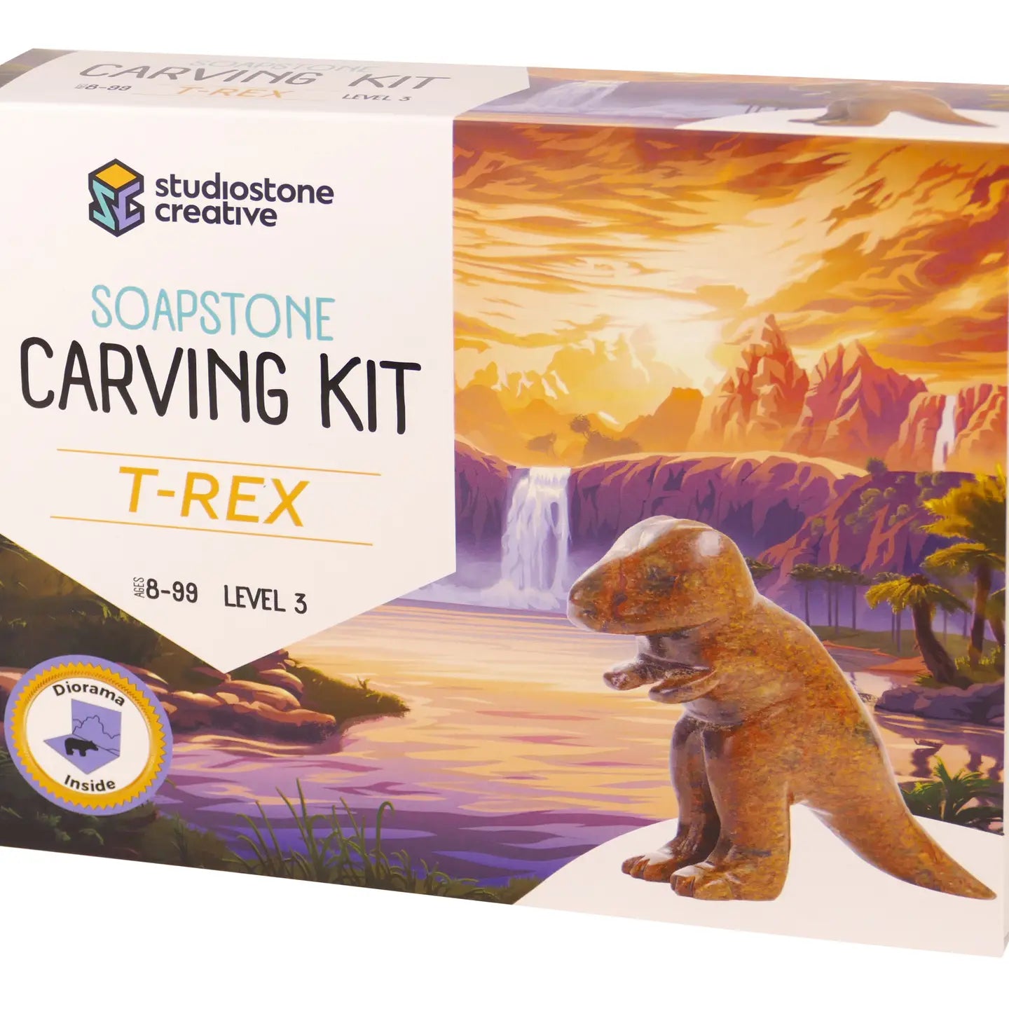 Soapstone T-Rex Carving Kit