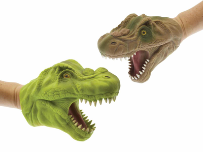 Soft & stretchy dinosaur puppet