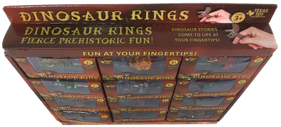 Dinosaur Ring Display Box, x12 Ring Assortment