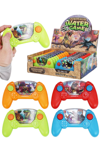Dinosaur Console Joystick Ring Toss Water Game - 18 pcs