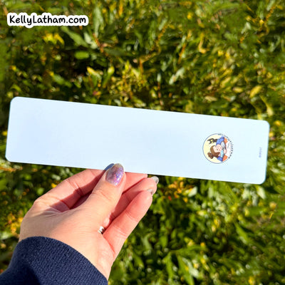 Crystal Stegosaurus Dinosaur Bookmark