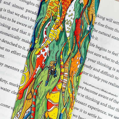 Dinosaur Stampede Bookmark