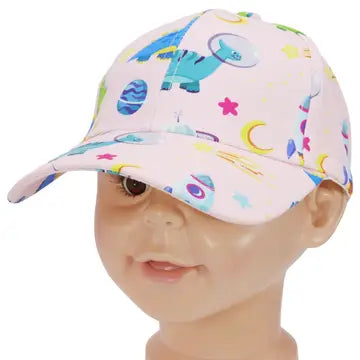 Childs Dinosaurs in Space Baseball Cap