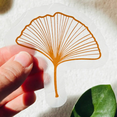 Ginkgo Leaves Mini Suncatchers | Prismatic Window Stickers