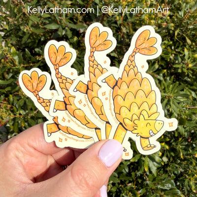 Cute Ankylosaurus Dinosaur Sticker