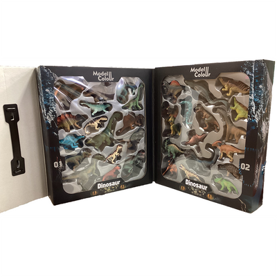 Dinosaur World Collector's Figurine Set with 3D Puzzle World