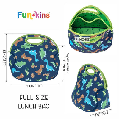 Large machine washable lunch bag