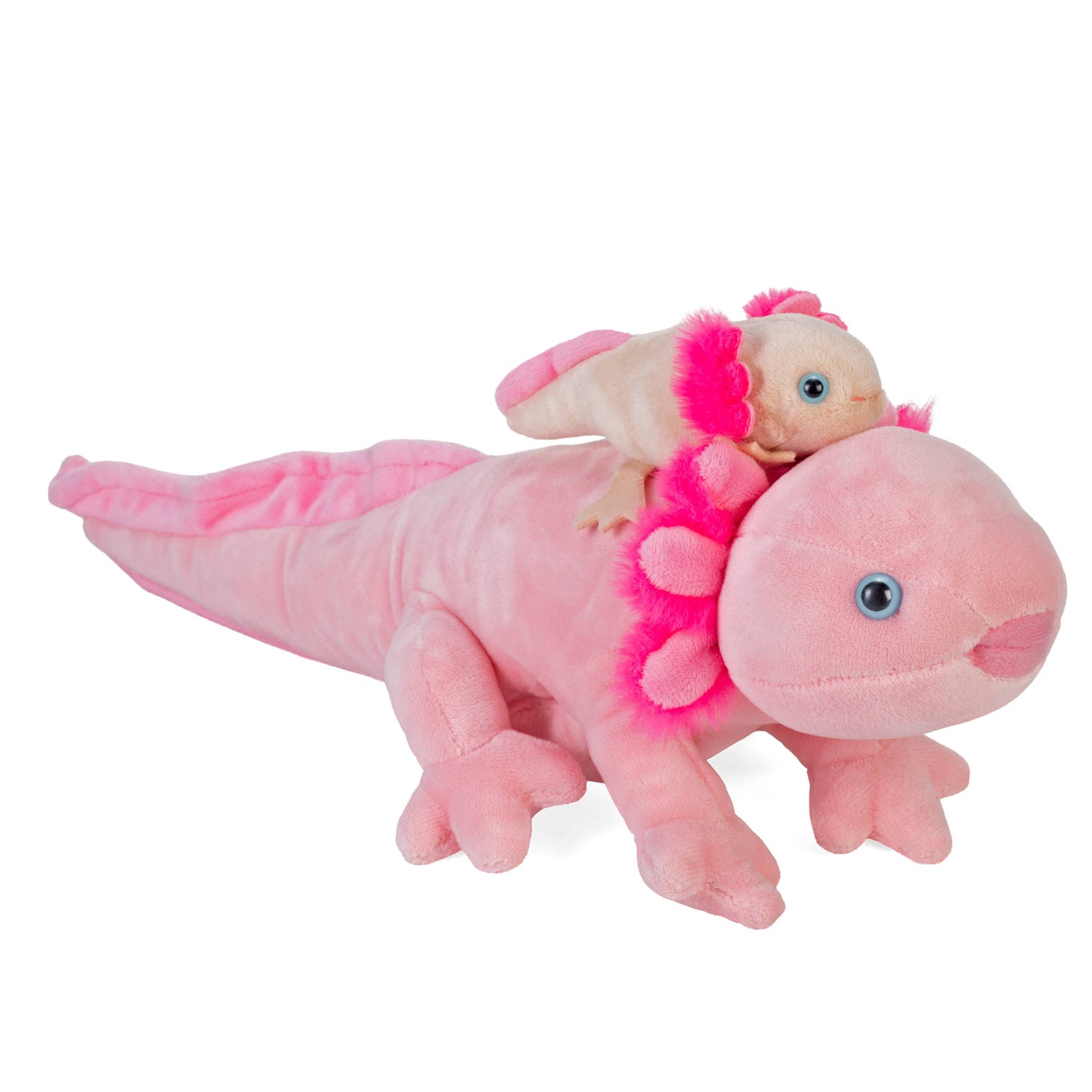 Mom Baby Axolotl 9"