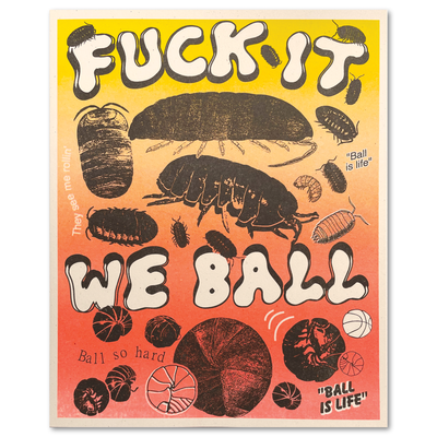 "We Ball" 8x10 poster