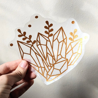 Crystal Suncatcher Sticker | Witchy Decor | Window Cling