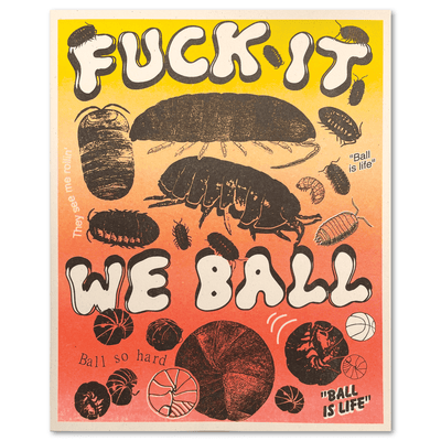 "We Ball" 8x10 poster