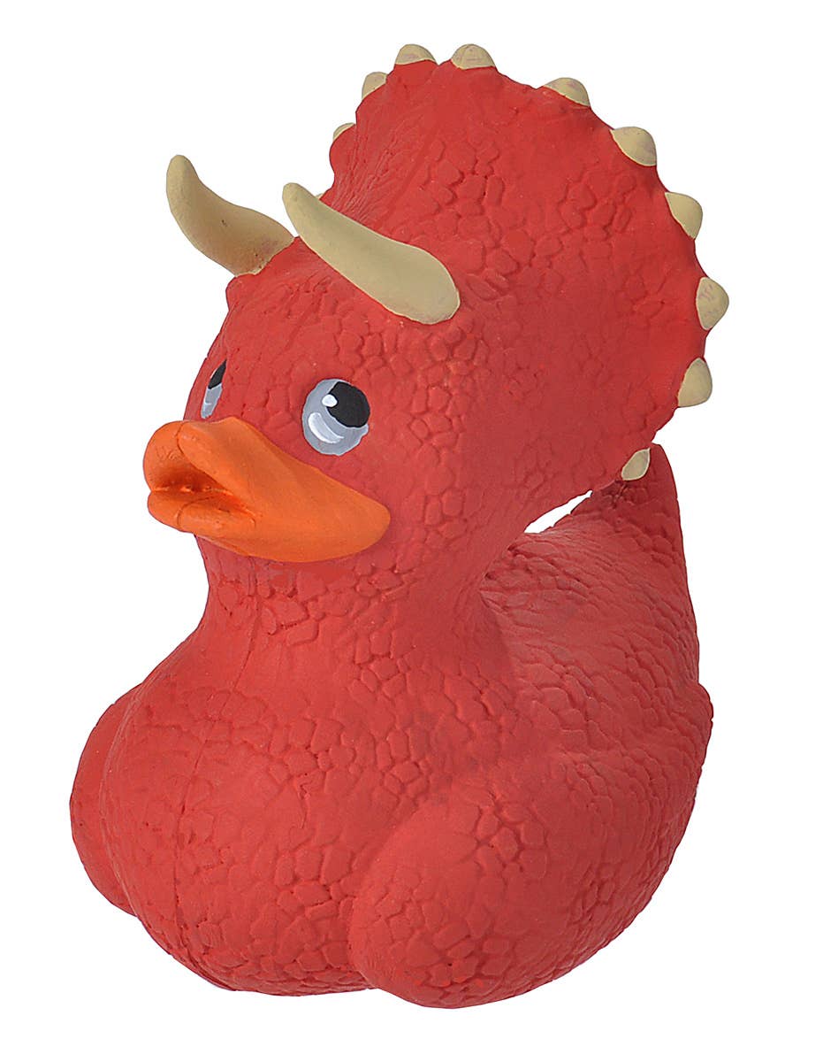 Rubber Duck Triceratops 4"
