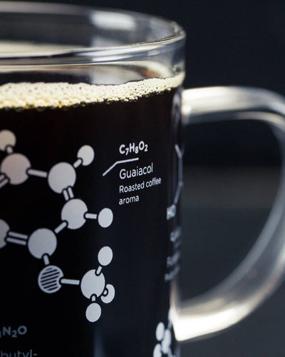 Coffee Chemistry Glass Mug (13 oz)
