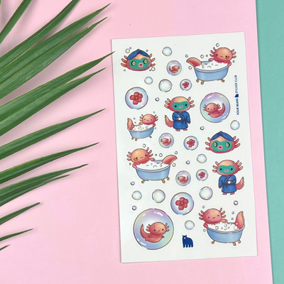 Relaxolotl Sticker sheets