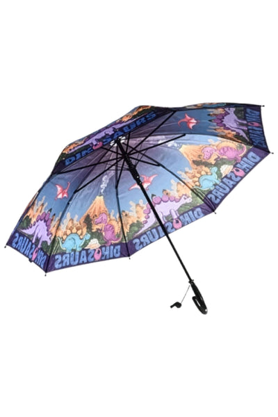 Kids Dinosaur Land Auto Open-fold Umbrella
