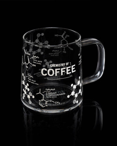 Coffee Chemistry Glass Mug (10 oz)