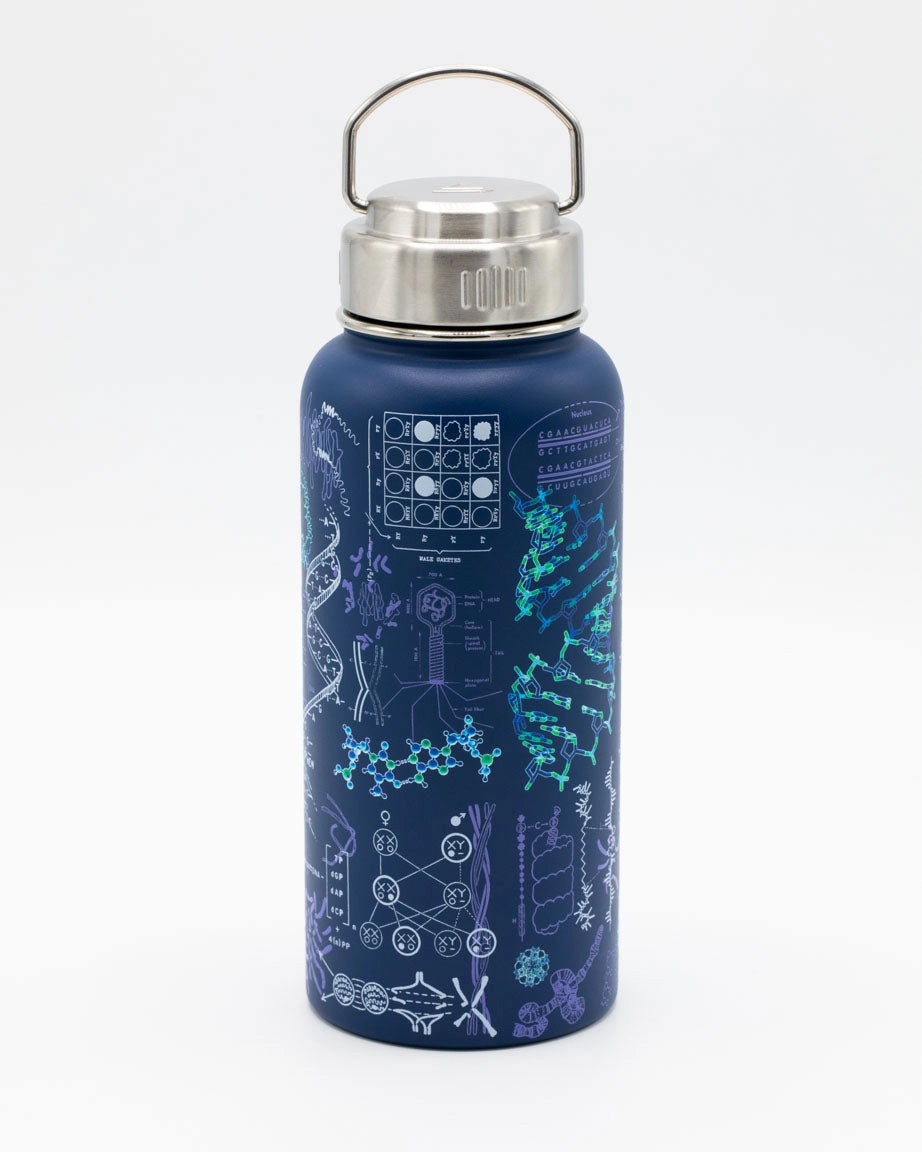 Genetics & Dna 32 oz Steel Bottle