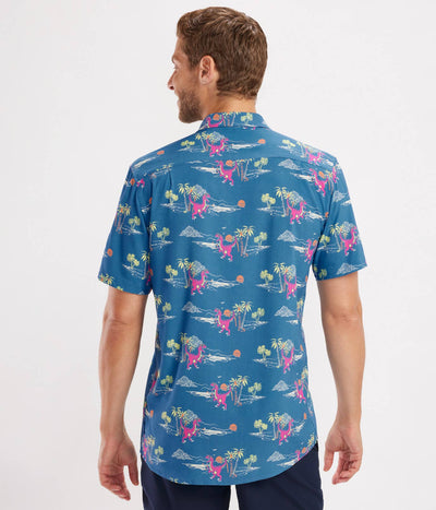 Prehistoric Party Men's Hawaiian Shirt