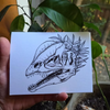 Dinosaur Skulls Art Card