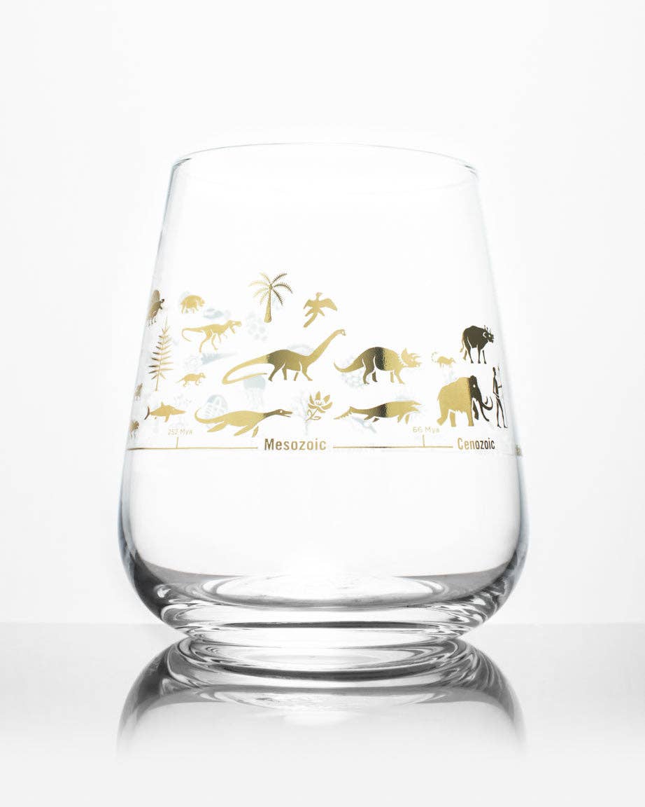 Geological Time Scale Wine Glass