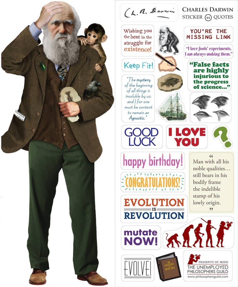 Charles Darwin Card