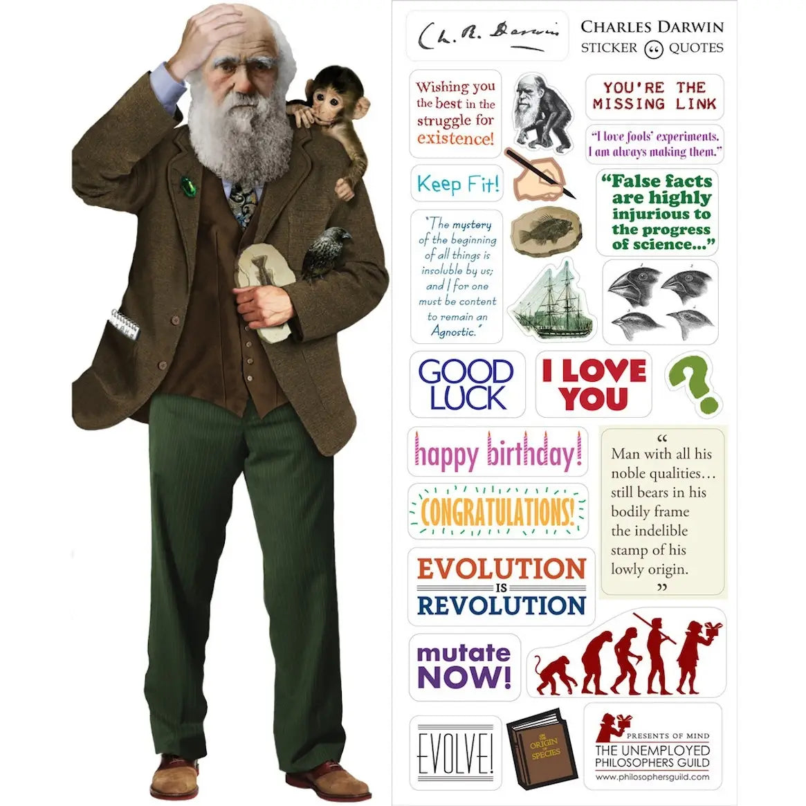 Charles Darwin Card