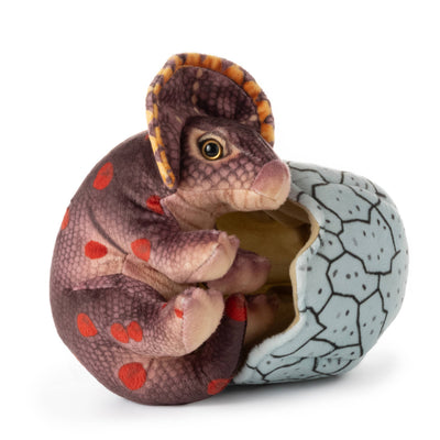 8" Hatchling Triceratops Plush