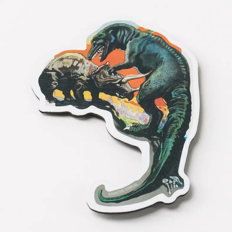 Dinosaur Fight Magnet