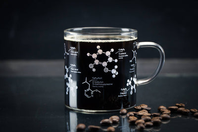 Coffee Chemistry Glass Mug (13 oz)
