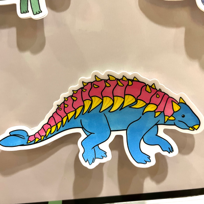 Pride Dinosaur Sticker: Pan-kylosaurus