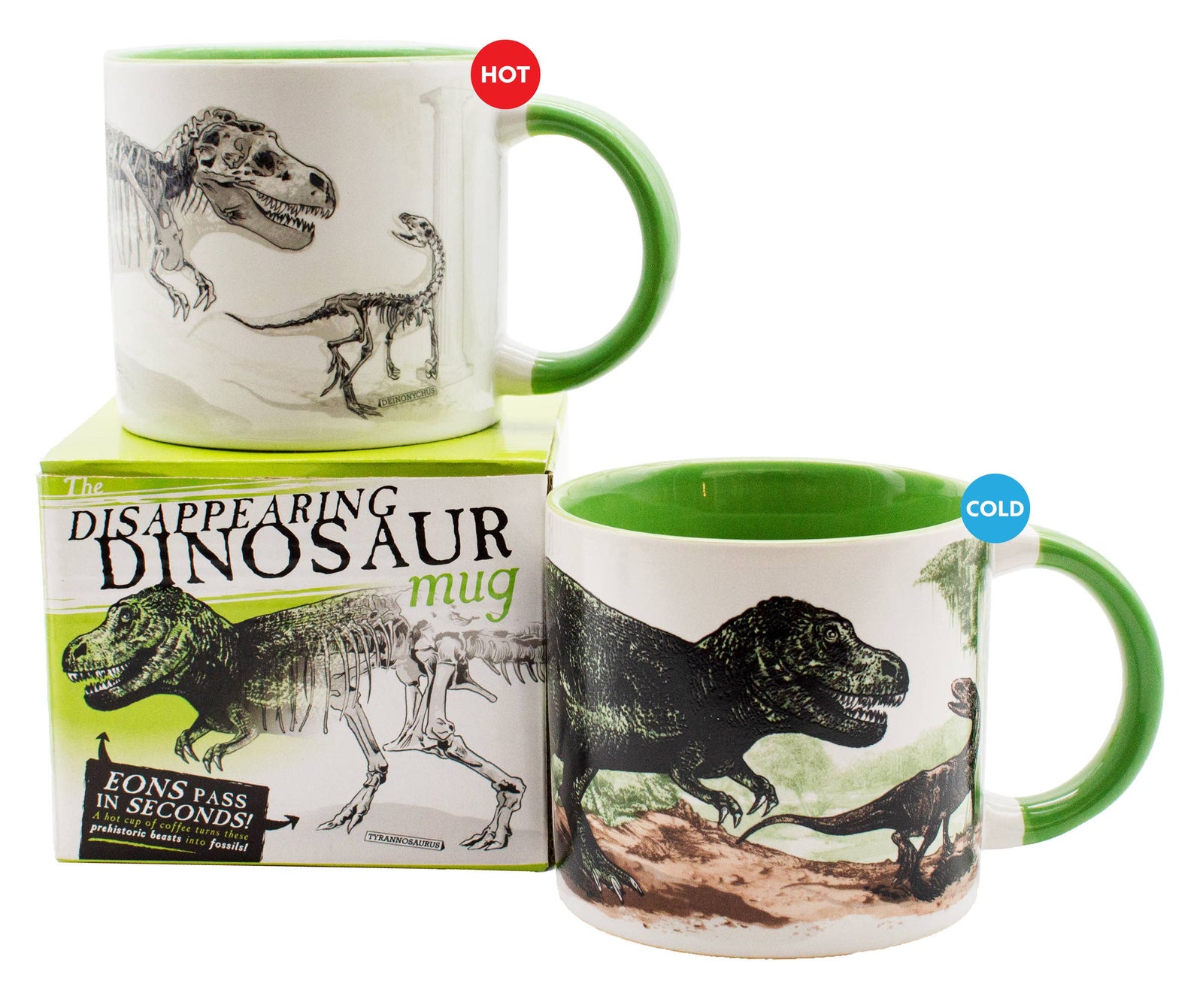 Disappearing Dino Heat-Changing Coffee Mug