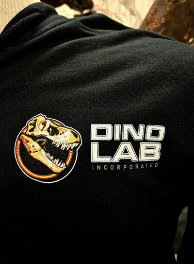 Zip up Dino Lab Branded Hoodies