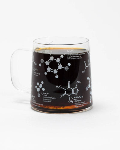 Coffee Chemistry Glass Mug (10 oz)