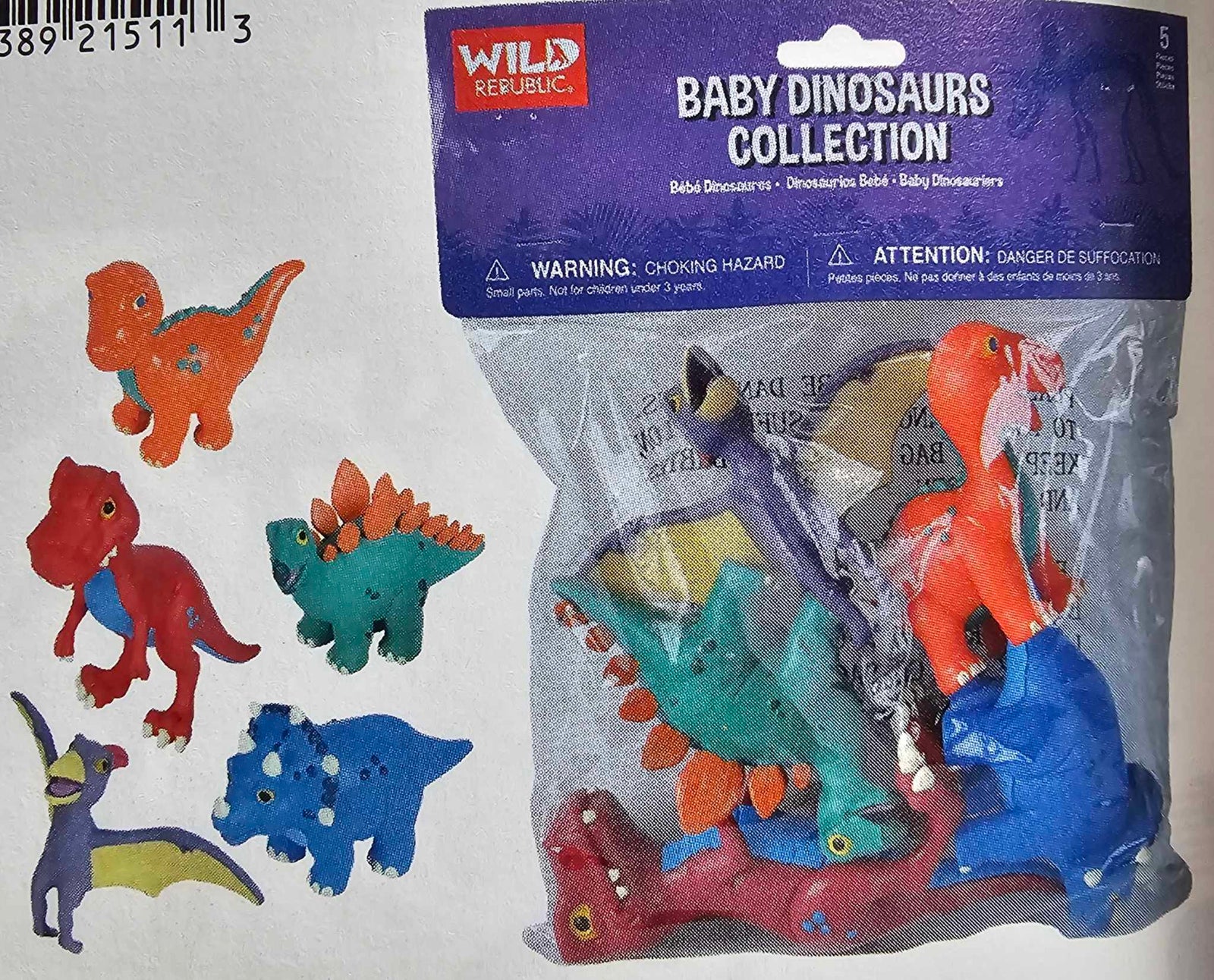 Assorted bag of baby dinosaurs